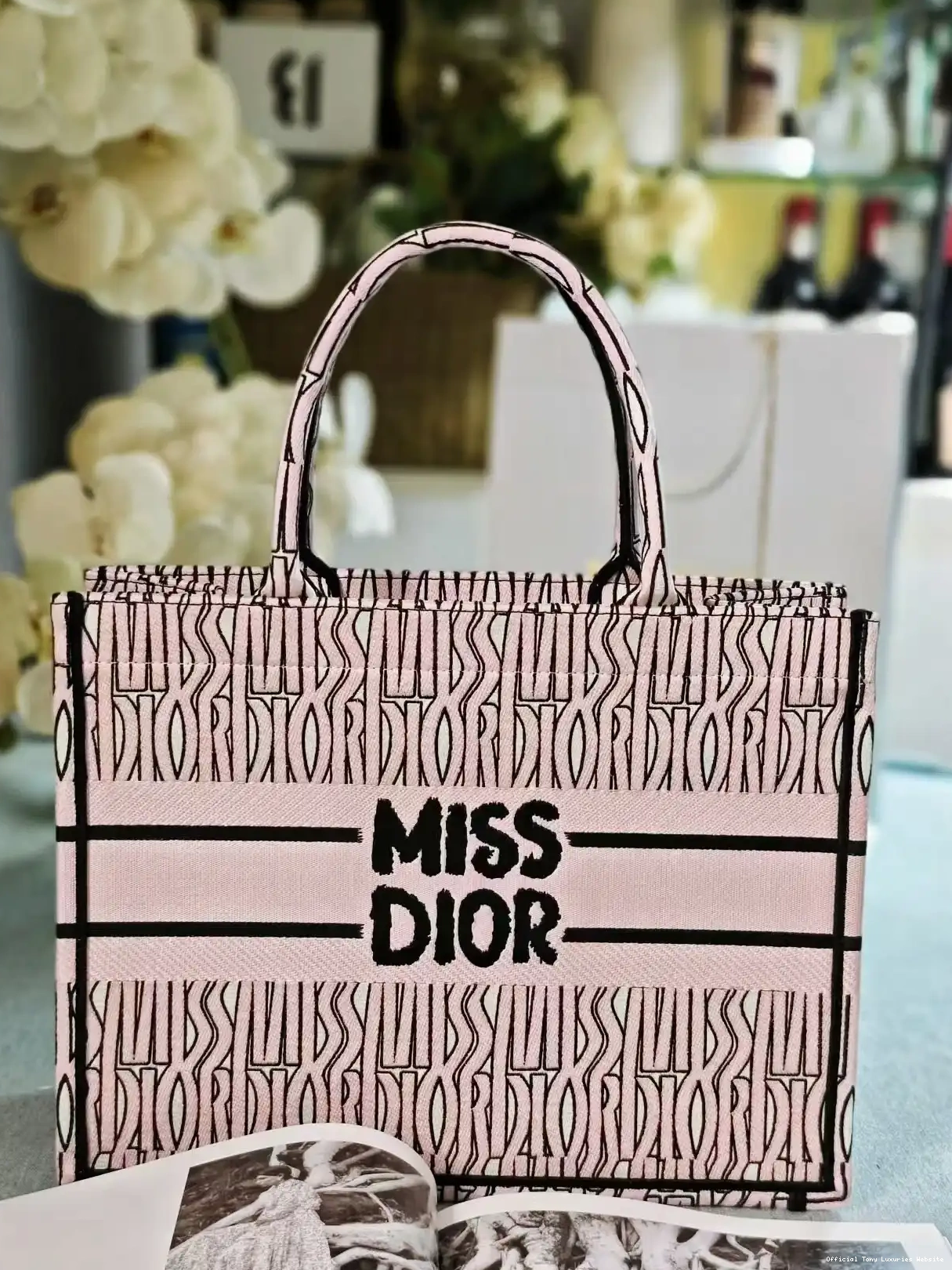 Tony Luxuries MEDIUM diro TOTE-36.5X27.5X16.5CM BOOK 0402